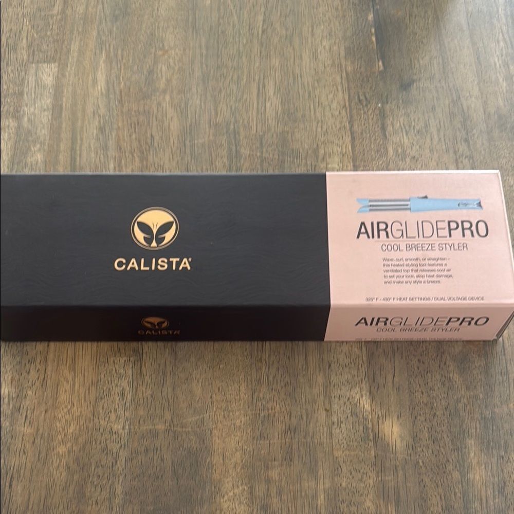 NEW- Calista AirGlide Pro Cool Breeze Styler- baby blue